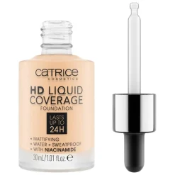 Catrice Foundation>HD 002 Porcelain Beige Liquid Coverage Foundation