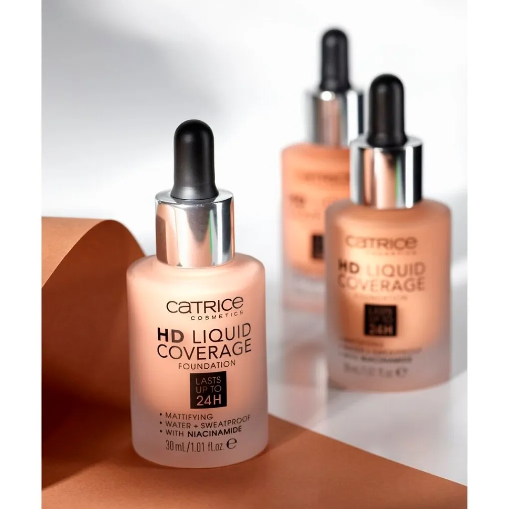 Catrice Foundation>HD Liquid Coverage 032 Nude Beige Foundation