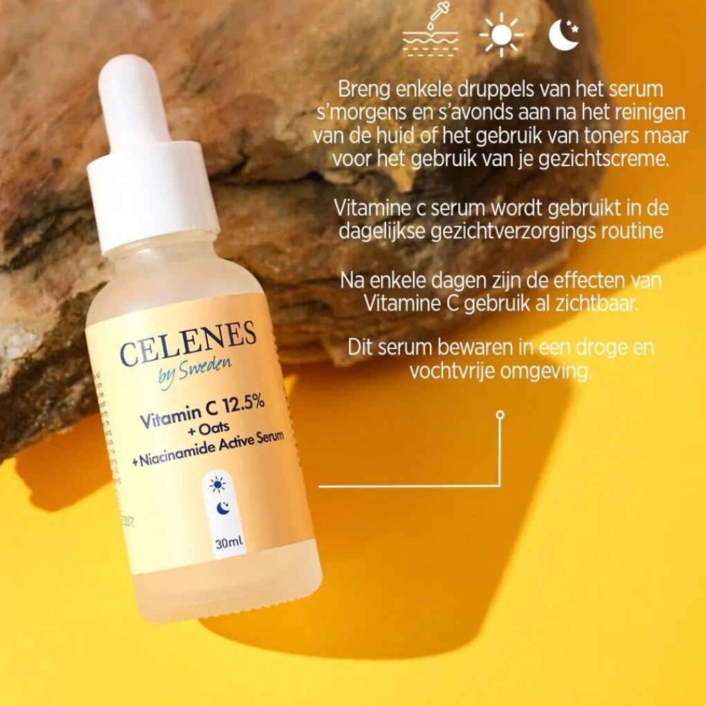 CELENES BY SWEDEN Serum>By Sweden Vitamine C 12,5% Actief Serum
