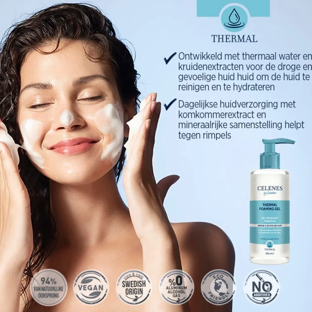 CELENES BY SWEDEN Gezichtsreiniging>Thermal Foaming Gel