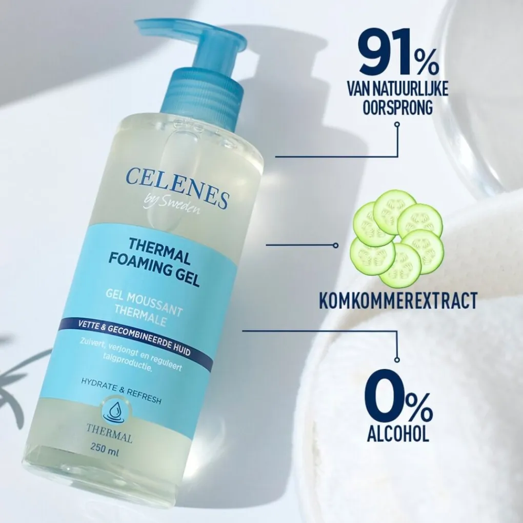 CELENES BY SWEDEN Gezichtsreiniging>Thermal Foaming Gel