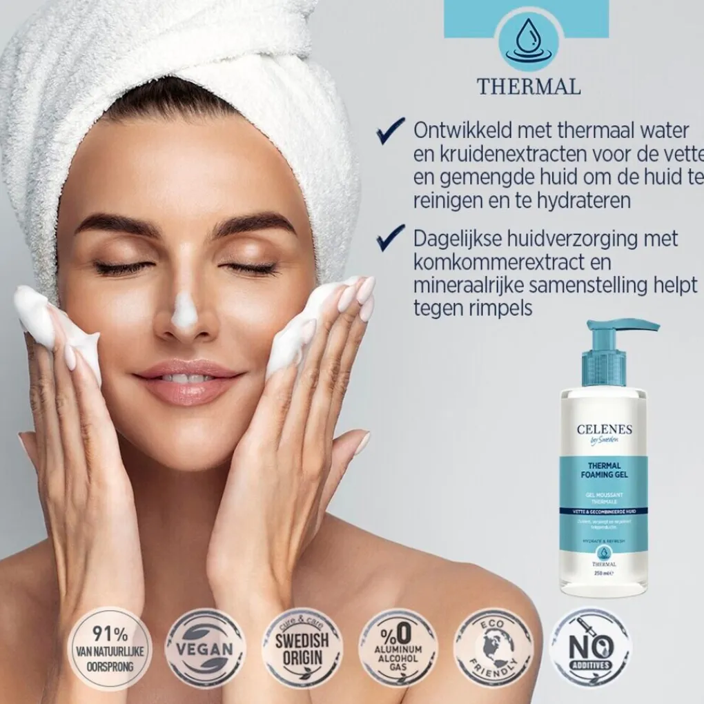CELENES BY SWEDEN Gezichtsreiniging>Thermal Foaming Gel