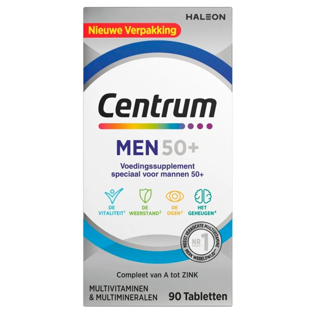 Centrum Vitamines>Men 50+ Multivitaminen Tabletten