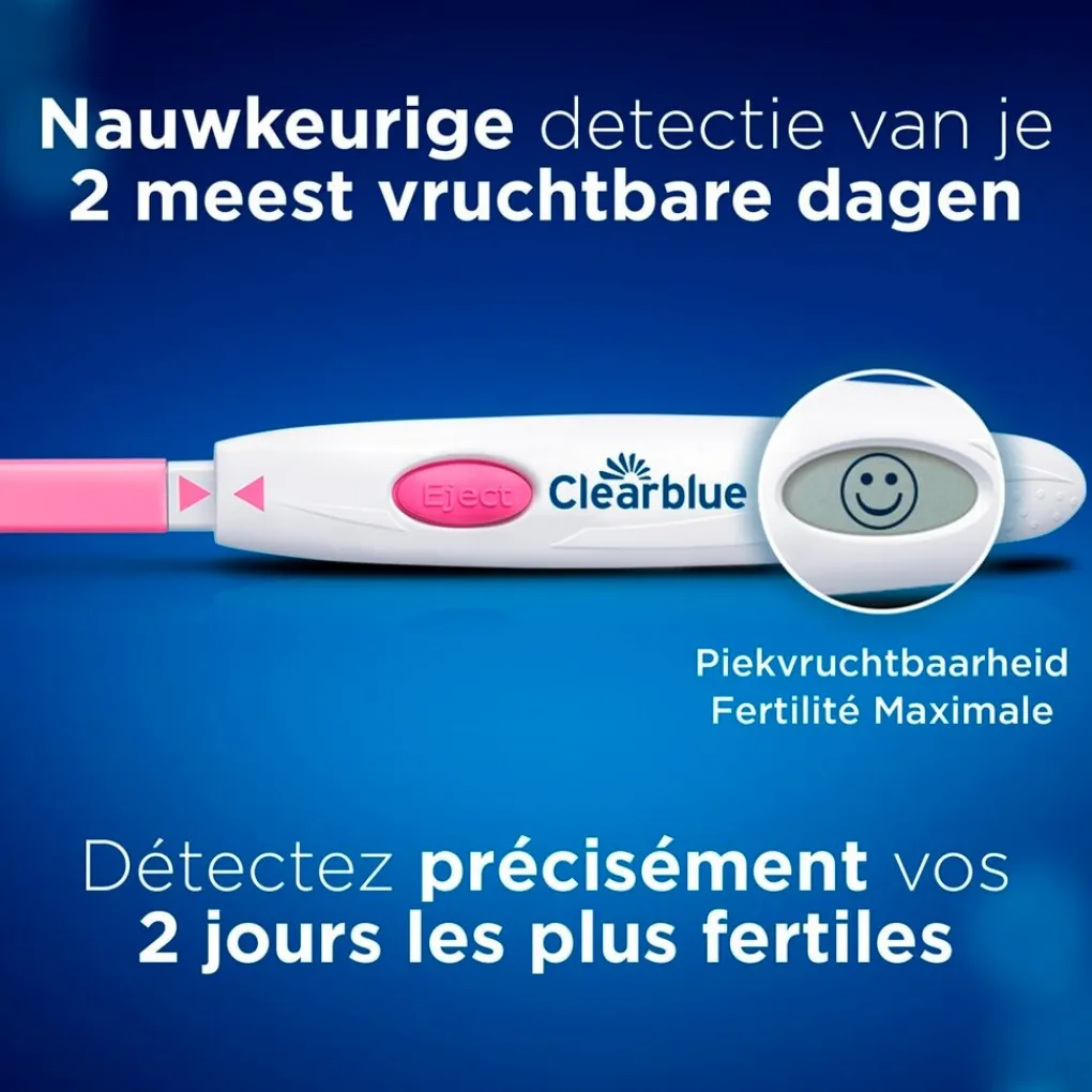 Clearblue Zelftesten>Digitale Ovulatietestset