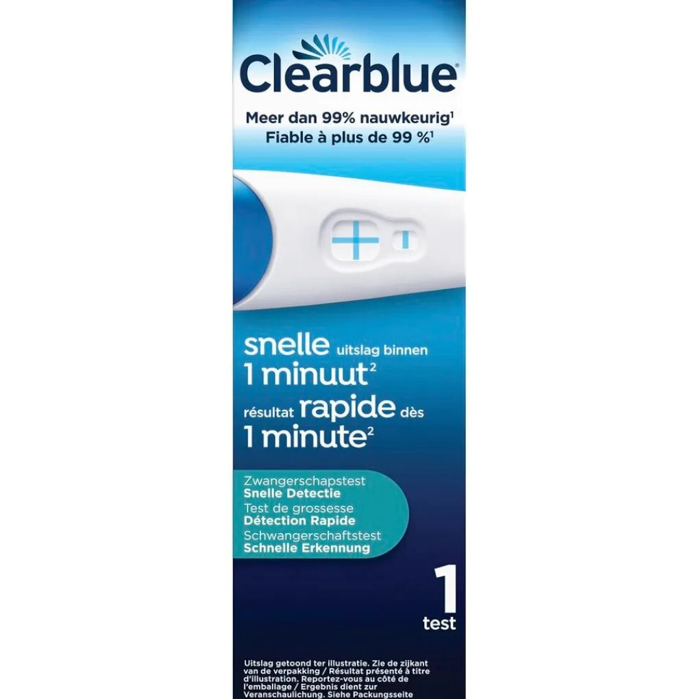 Clearblue Zelftesten>Snelle Detectie Zwangerschapstest