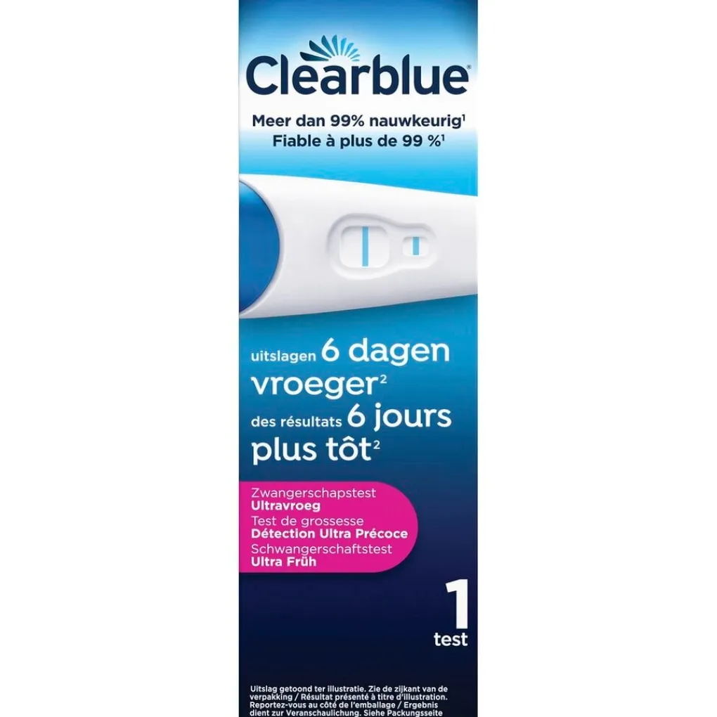 Clearblue Zelftesten>Ultravroeg Zwangerschapstest