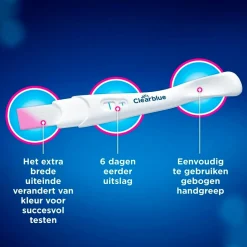 Clearblue Zelftesten>Ultravroege Zwangerschapstest
