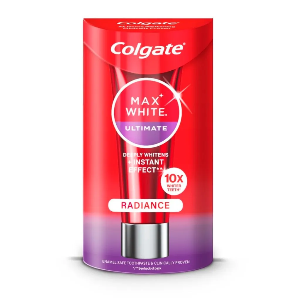 Colgate Tandpasta>Max White Ultimate Radiance Tandpasta