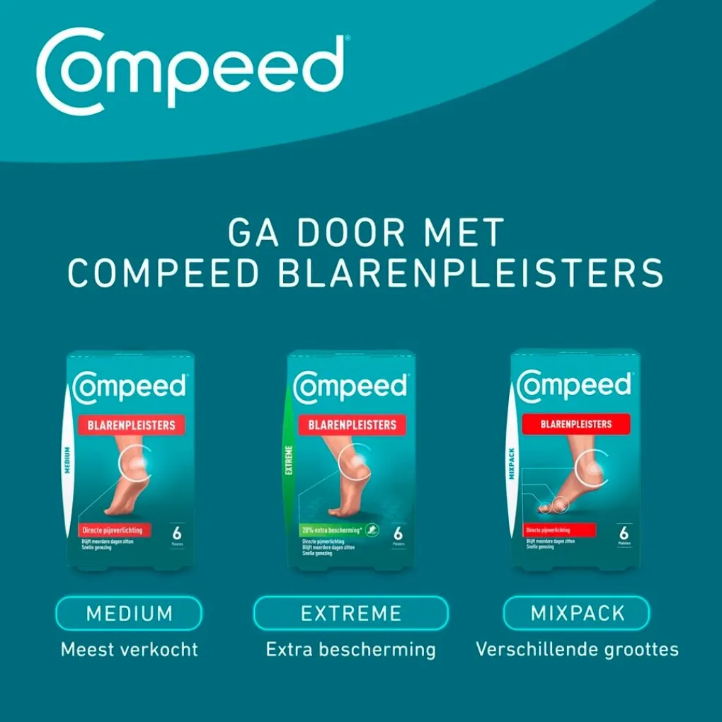 Compeed Blaren>Medium Blaarpleisters