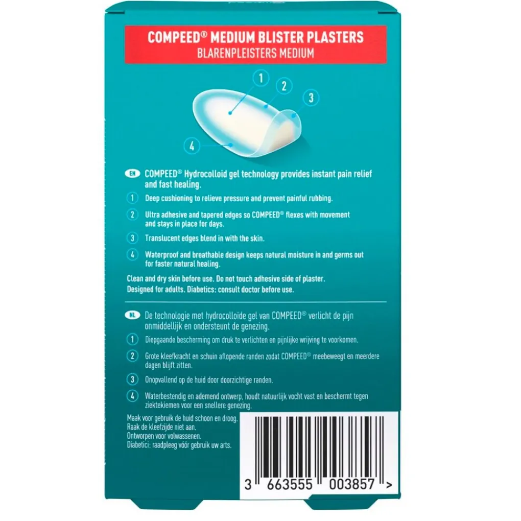 Compeed Blaren>Medium Blarenpleisters