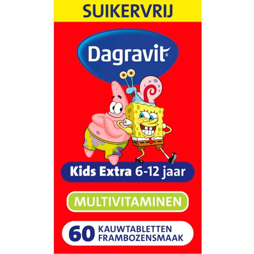 Dagravit Vitamines>Kids Multivitaminen Kauwtabletten