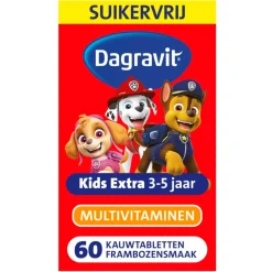 Dagravit Baby En Kind Gezondheid|Vitamines>Kids-Xtra Paw Patrol 3-5 jaar Kauwtabletten