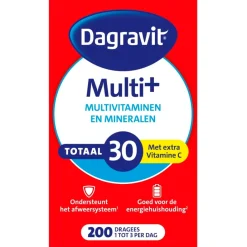 Dagravit Vitamines>Totaal 30 Multivitaminen en Mineralen Dragees