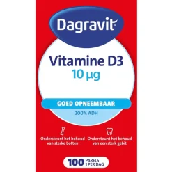 Dagravit Botten En Gewrichten|Vitamines>Vitamine D3 10ug Parels