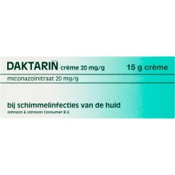 Daktarin Voetschimmel|Huidbehandeling>Miconazolnitraat 20mg/g Crème bij Schimmelinfecties