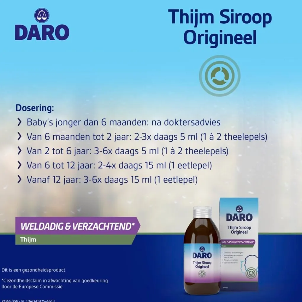 Daro Luchtwegen>Thijm Siroop