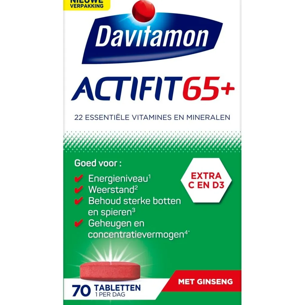 Davitamon Botten En Gewrichten|Vitamines>Actifit 65+ Tabletten