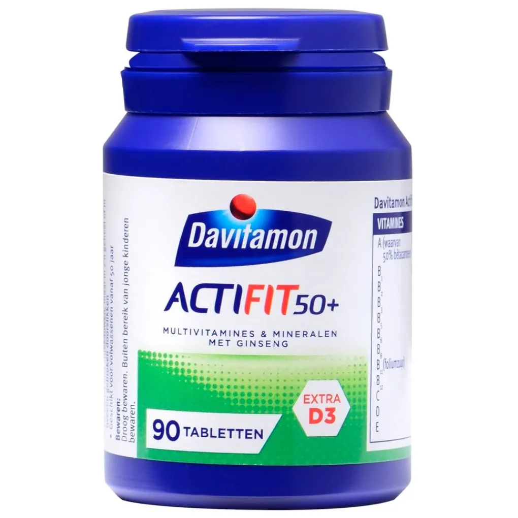 Davitamon Vitamines|Weerstand En Of Energie>Actifit 50+ Tabletten