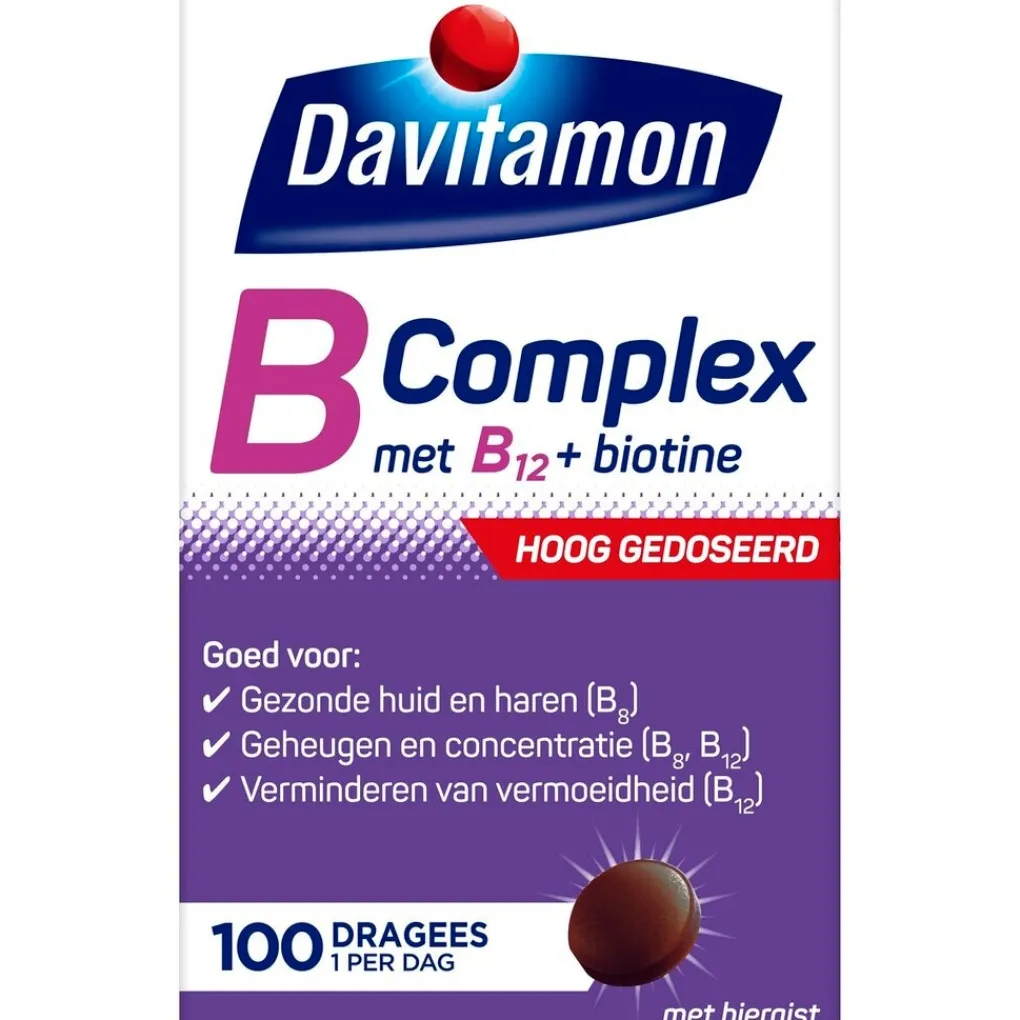 Davitamon Vitamines|Weerstand En Of Energie>B-Complex Forte Dragees