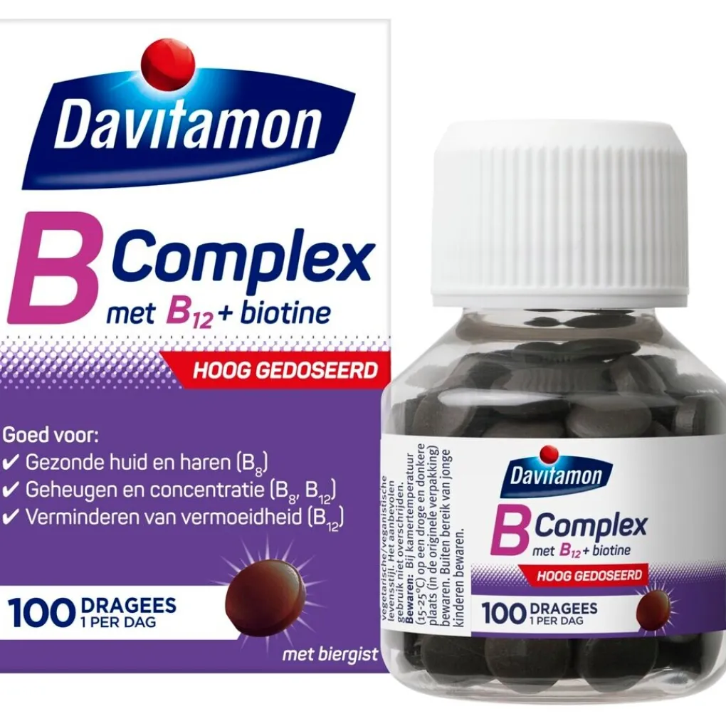 Davitamon Vitamines|Weerstand En Of Energie>B-Complex Forte Dragees