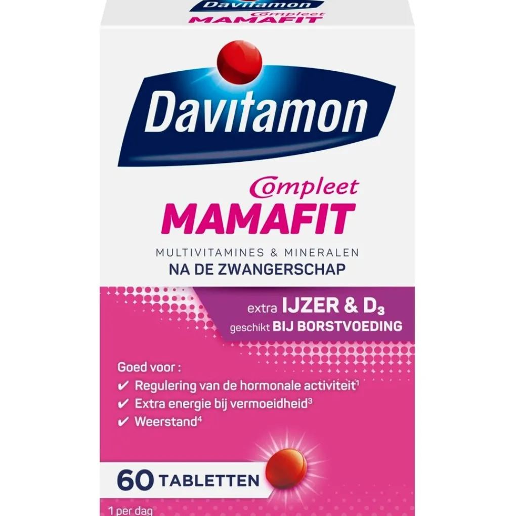 Davitamon Zwangerschapssupplementen>Compleet MamaFit Tabletten