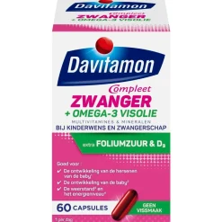 Davitamon Zwangerschapssupplementen>Compleet Zwanger + Omega-3 Visolie Capsules