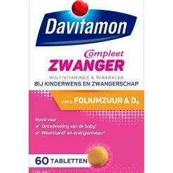Davitamon Zwangerschapssupplementen>Compleet Zwanger Tabletten