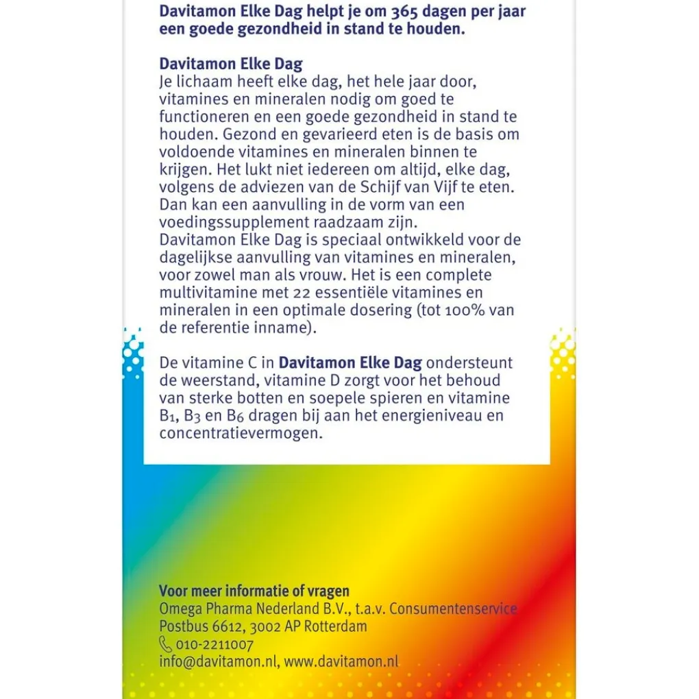 Davitamon Vitamines>Elke Dag Kauwtabletten