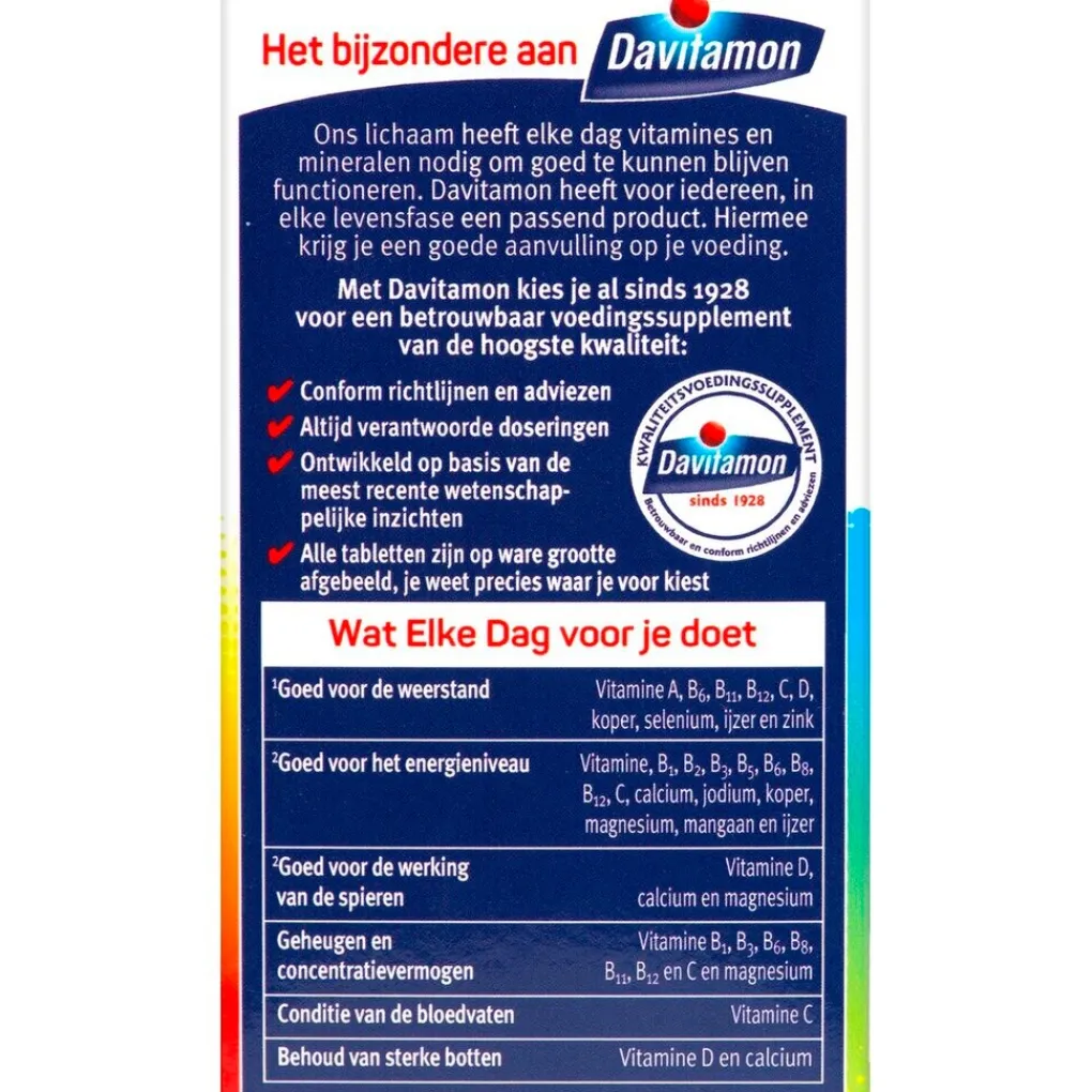 Davitamon Vitamines>Elke Dag Tabletten