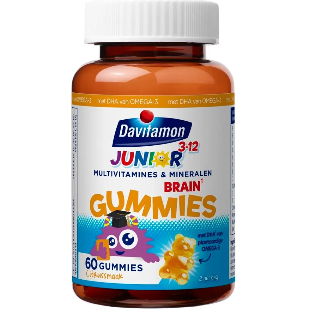 Davitamon Vitamines>Junior 3-12 Jaar Brain Gummies