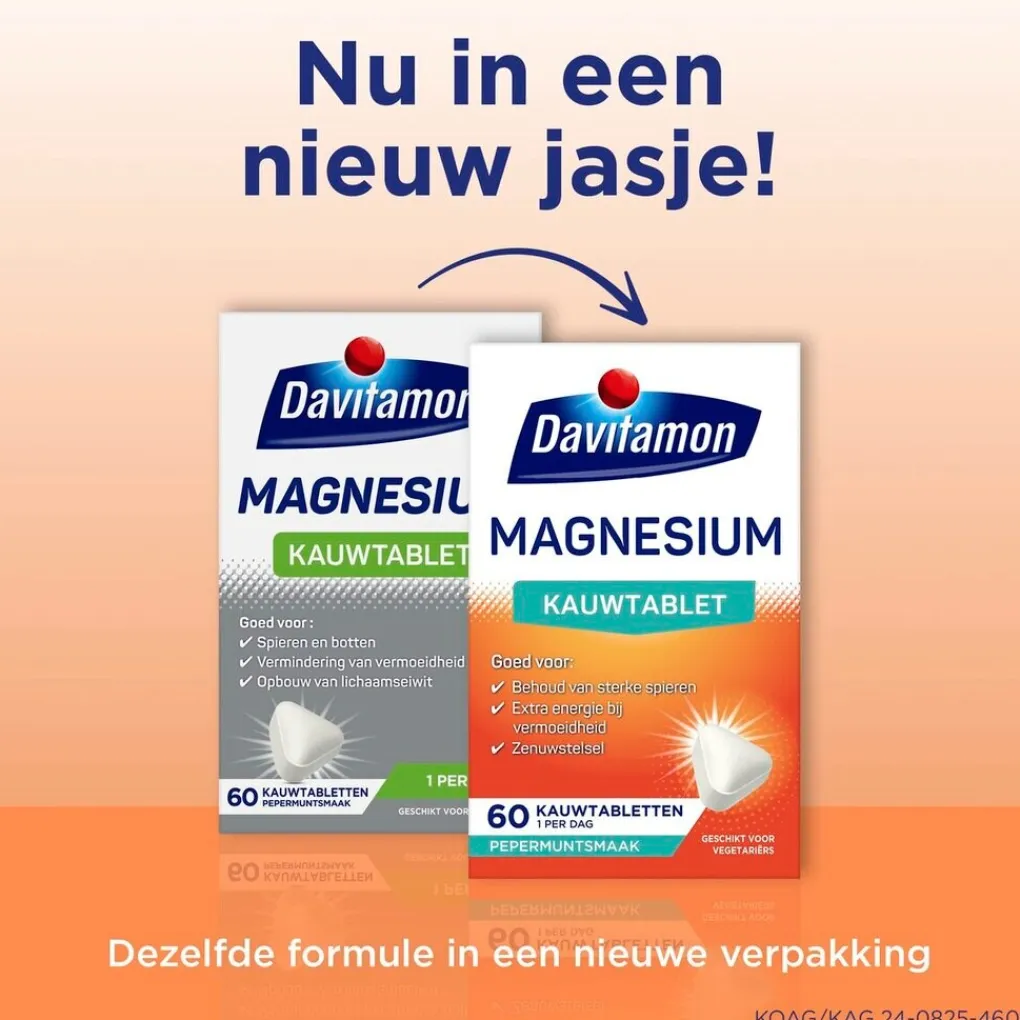 Davitamon Mineralen>Magnesium Kauwtabletten