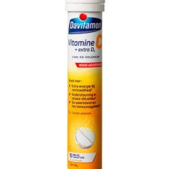 Davitamon Vitamines|Weerstand En Of Energie>Vitamine C + Extra D3 Bruistabletten