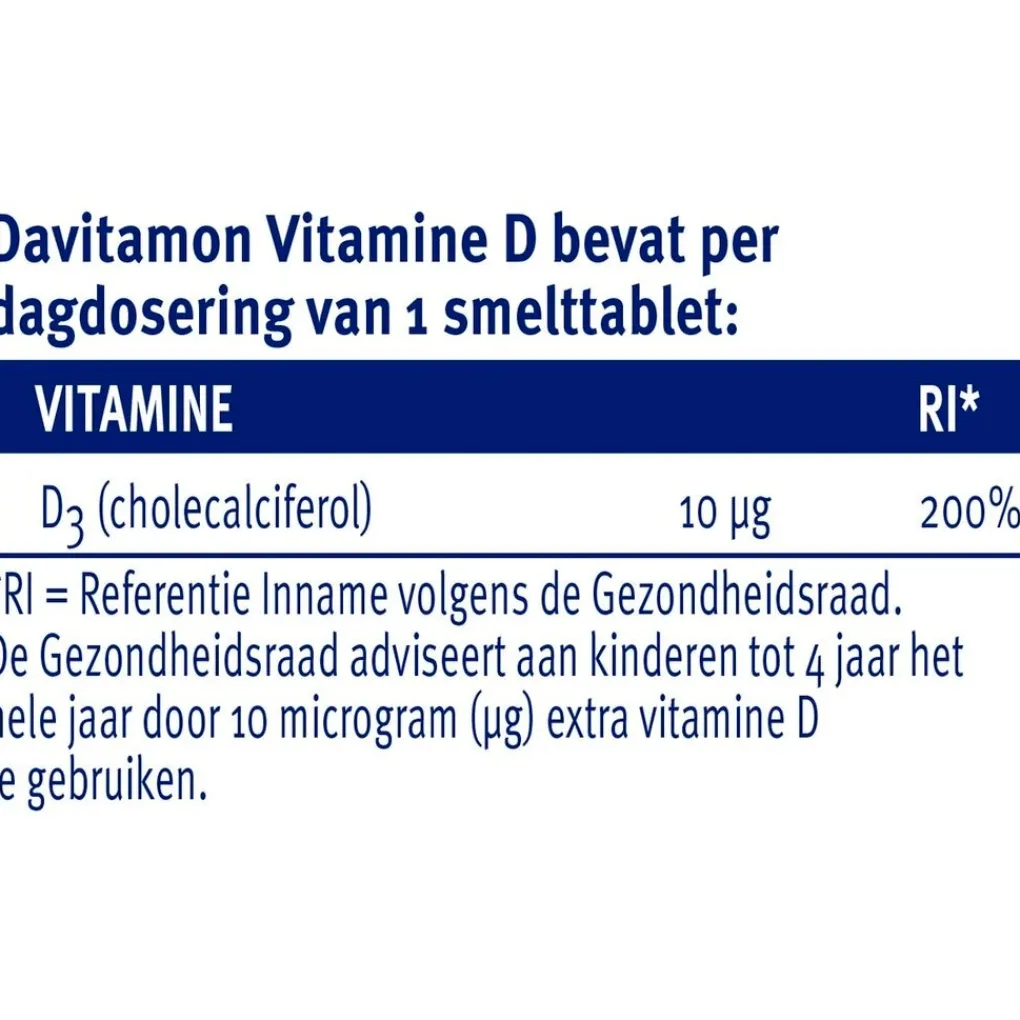 Davitamon Botten En Gewrichten|Vitamines>Vitamine D Kind Smelttabletten
