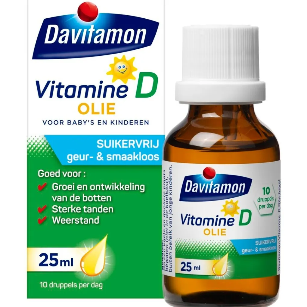Davitamon Botten En Gewrichten|Vitamines>Vitamine D Olie voor Baby en Kind