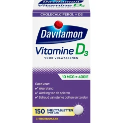 Davitamon Vitamines>Vitamine D Smelttabletten