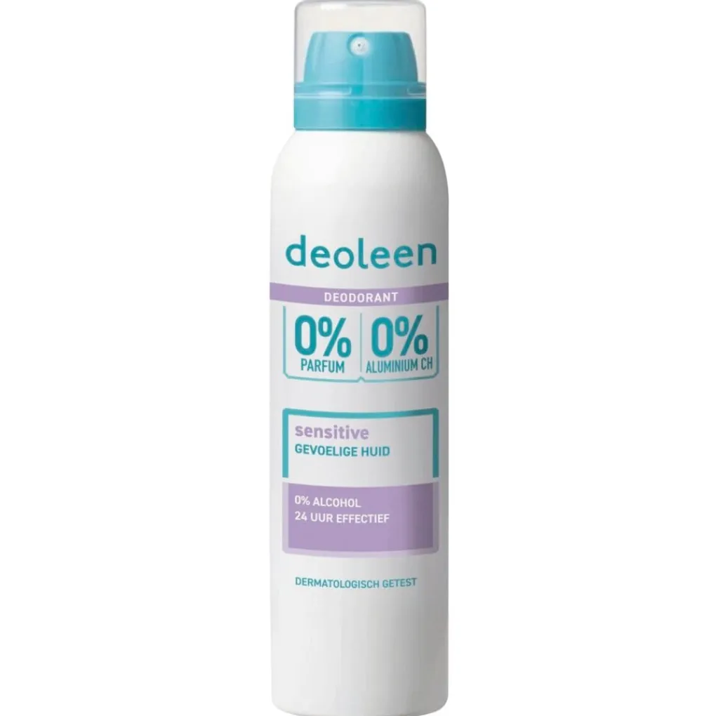 Deoleen Deospray>0% Sensitive Deodorant Spray