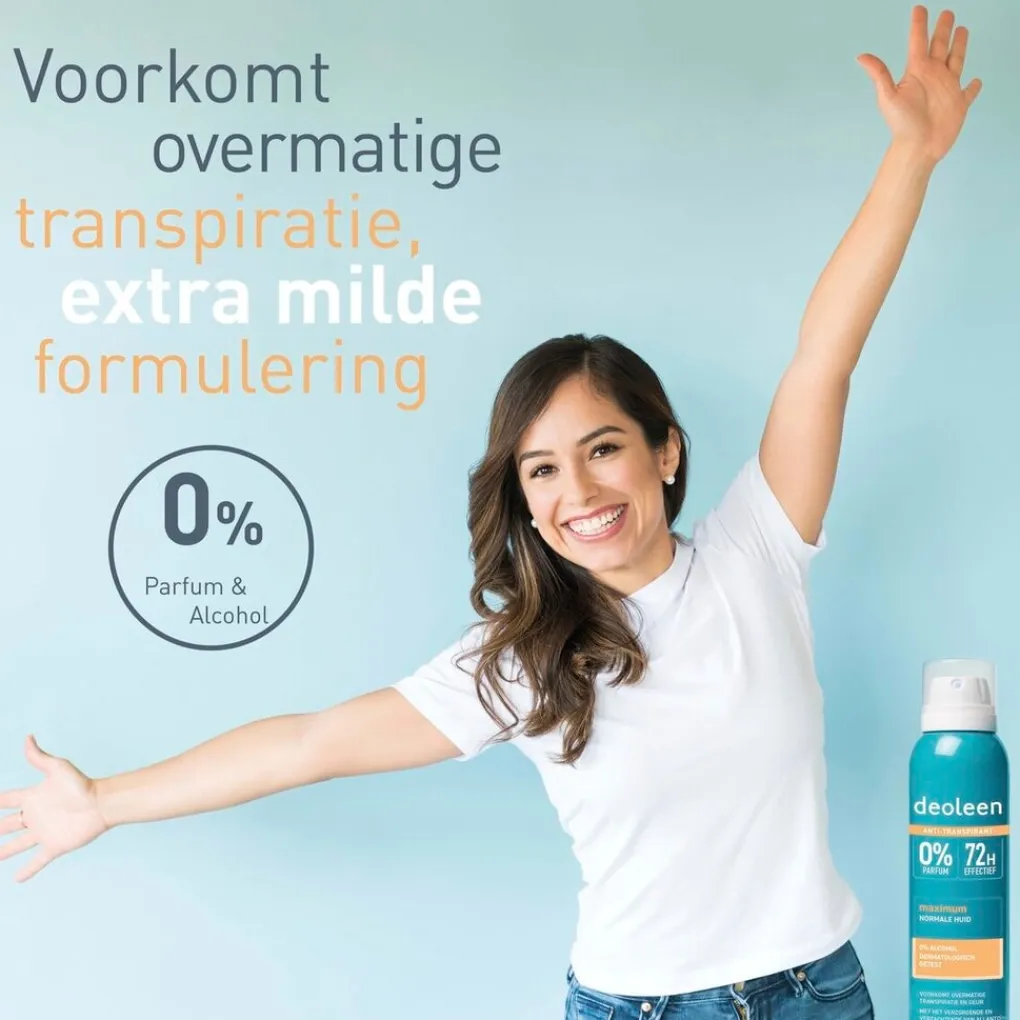 Deoleen Overmatig Transpireren|Deospray>Intense Protect Antitranspirant Spray