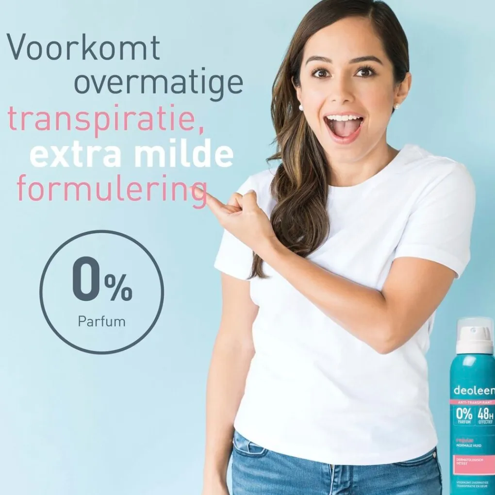 Deoleen Overmatig Transpireren>Regular Antitranspirant Spray