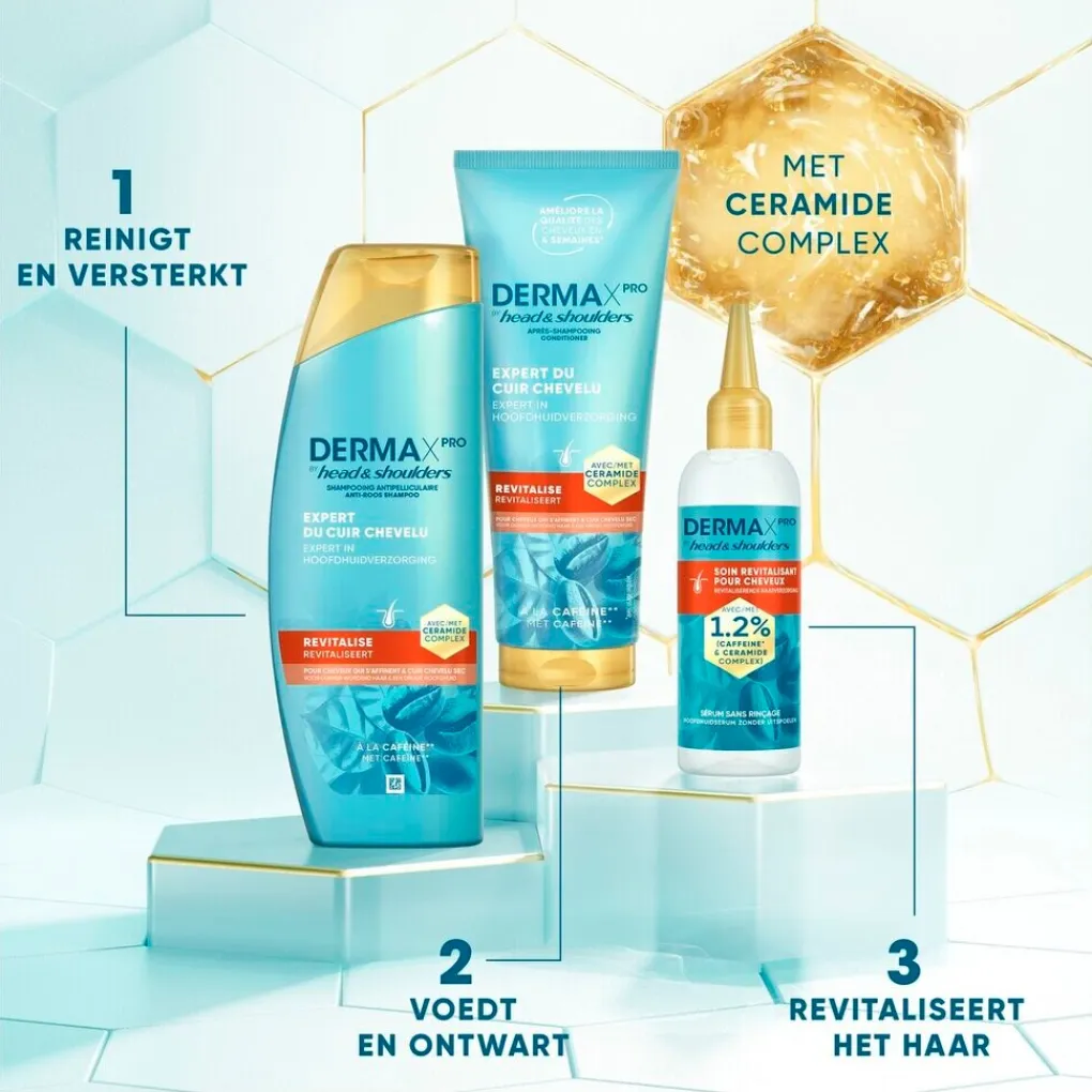 Head & Shoulders Shampoo>DermaXPro by Revitaliseert Antiroosshampoo