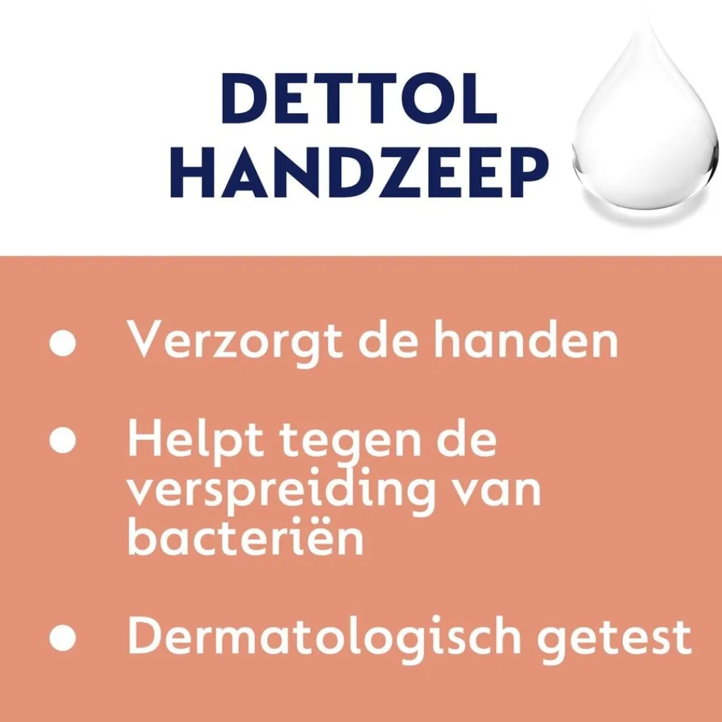 Dettol Handzeep>Chamomile & Cotton Flower Wascrème met Pomp