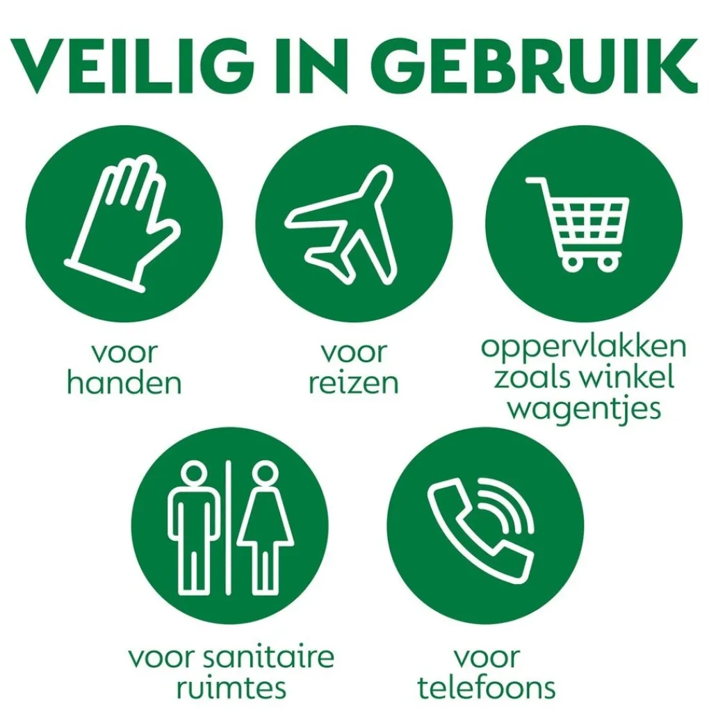Dettol Handgel>2-in-1 Hygiënische Doekjes