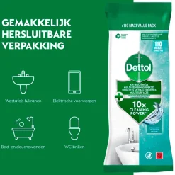 Dettol Schoonmaakmiddelen>Oceaan Reinigingsdoekjes