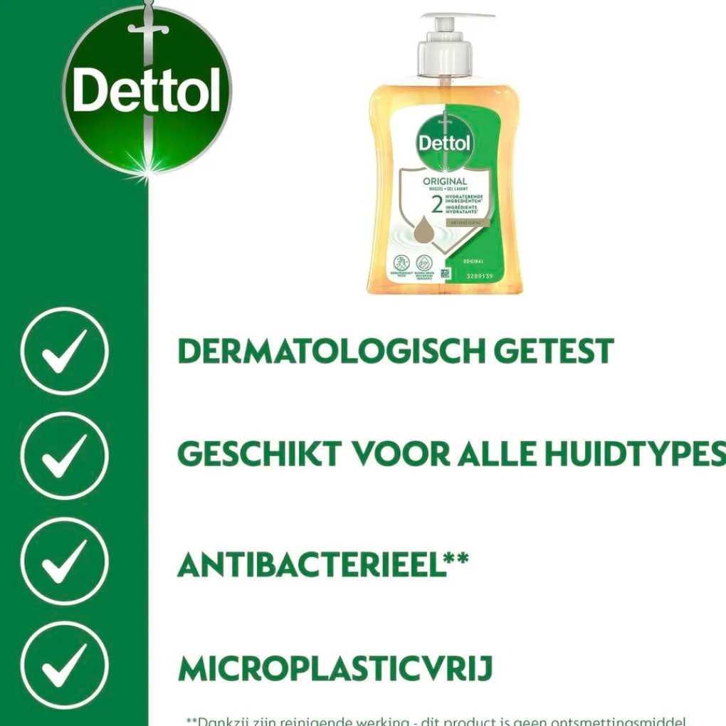 Dettol Handzeep>Original Antibacteriële Wasgel