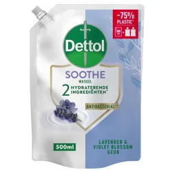Dettol Handzeep Navulling|Handzeep>Relaxing Lavendel Anti-bacteriële Wasgel Navulling