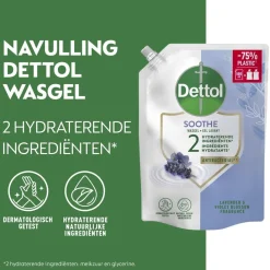 Dettol Handzeep Navulling|Handzeep>Relaxing Lavendel Anti-bacteriële Wasgel Navulling