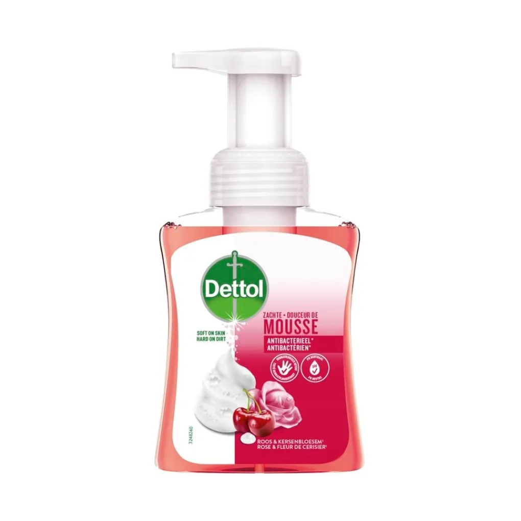 Dettol Handzeep>Touch of Foam Rose & Cherry in Bloom Handzeep