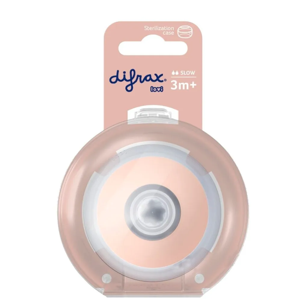 Difrax Flessenspenen>Mammafeel Slow 3+M Flessenspeen