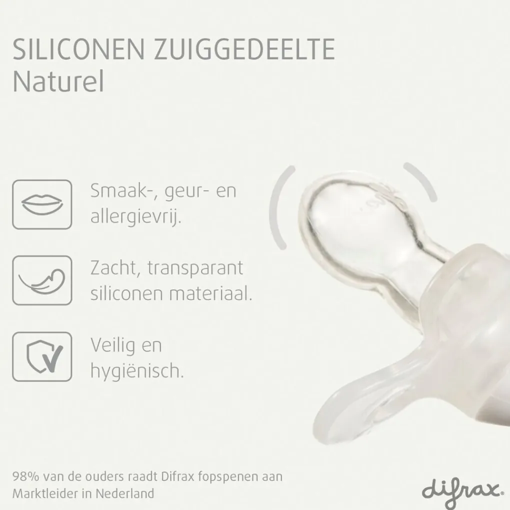 Difrax Fopspenen>Natural 18+M Fopspeen