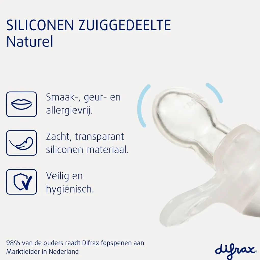 Difrax Fopspenen>Natural 18+M Fopspeen