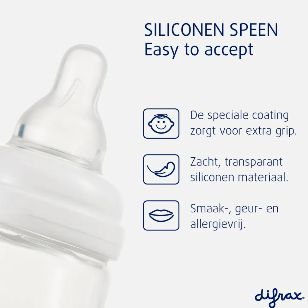 Difrax Flessenspenen>Natural 3+M Medium Flessenspenen